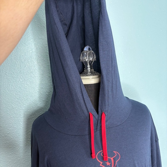 NWT NFL Nike On Field Apparel Houston Texans Mens Hooded Shirt - Picture 5 of 16